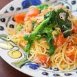 菜の花としらすのフレッシュトマトパスタ