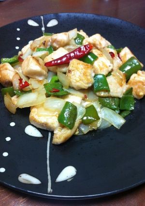 鶏むね肉とピーマンのエスニック炒め-レシピのメイン写真