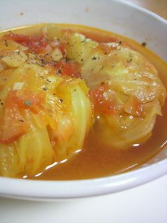 鮭とポテトのロールキャベツ-レシピのメイン写真