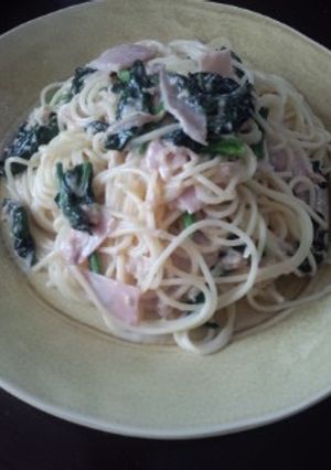 シーチキンとほうれん草のクリームパスタ-レシピのメイン写真