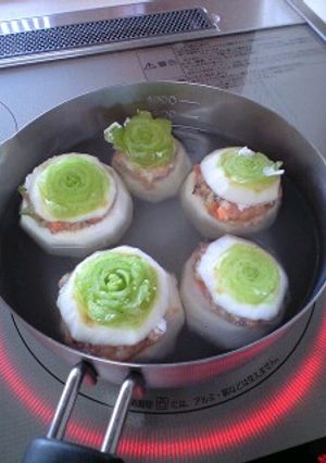 カンタン♪かぶの肉詰め煮-レシピのメイン写真