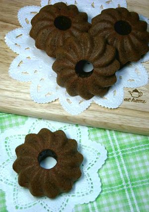 シナモンココアの焼きドーナツ☆-レシピのメイン写真