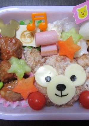 ダッフィ弁当♪（キャラ弁）-レシピのメイン写真