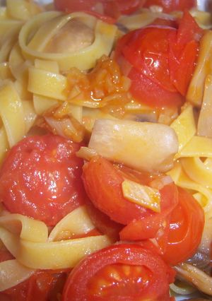 イタリアから☆トマトとキノコの簡単パスタ-レシピのメイン写真