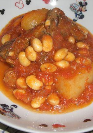 スペアリブと大豆のトマト煮込み-レシピのメイン写真