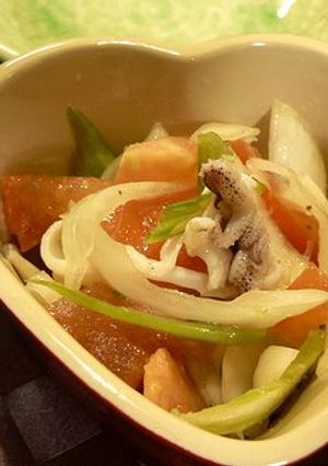イカと香味野菜のエスニック風マリネ-レシピのメイン写真