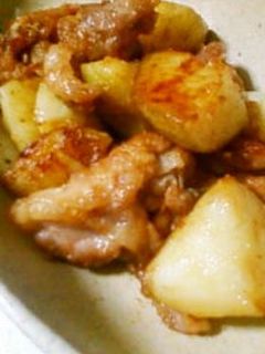 新じゃが☆春一番☆と豚肉のバター醤油炒め-レシピのメイン写真