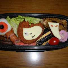 初心者キャラ弁＊簡単!ゲゲゲの鬼太郎^^-レシピのメイン写真