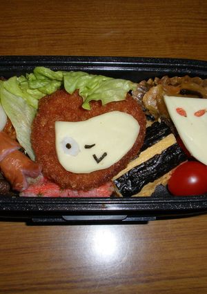 初心者キャラ弁＊簡単!ゲゲゲの鬼太郎^^-レシピのメイン写真
