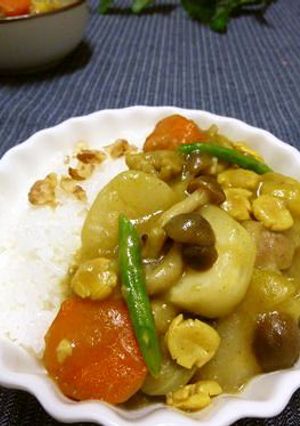 うどんスープと米粉で　和風チキンカレー-レシピのメイン写真