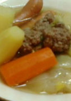 肉だんご入りポトフ-レシピのメイン写真
