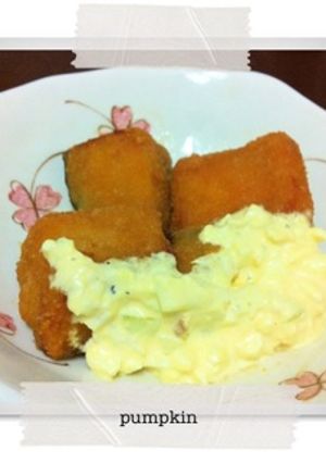 かぼちゃ南蛮＊タルタル添え-レシピのメイン写真