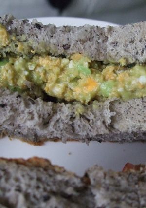 マヨなし！アボカド卵サンド～わさび醤油味-レシピのメイン写真