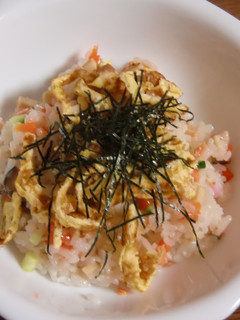 手軽に鮭ちらし-レシピのメイン写真