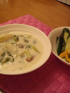 ★かぶとソーセージのクリーム煮★-レシピのメイン写真