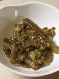 ナスの肉味噌炒め-レシピのメイン写真