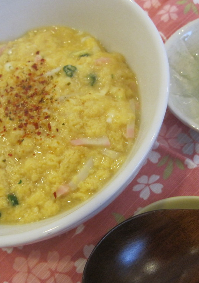 うどんスープでとろとろふわふわ玉子丼-レシピのメイン写真