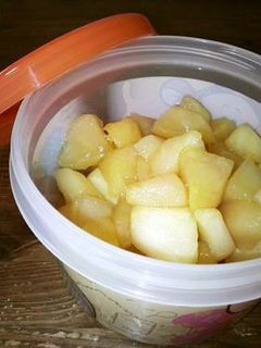 冬の定番!りんごの甘煮♡-レシピのメイン写真
