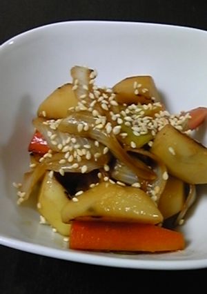 根菜たっぷり体ほかほか炒め煮（常備菜に）-レシピのメイン写真