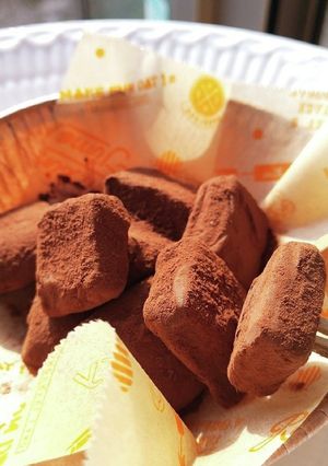 レンジで簡単！キャラメル生チョコ♡-レシピのメイン写真