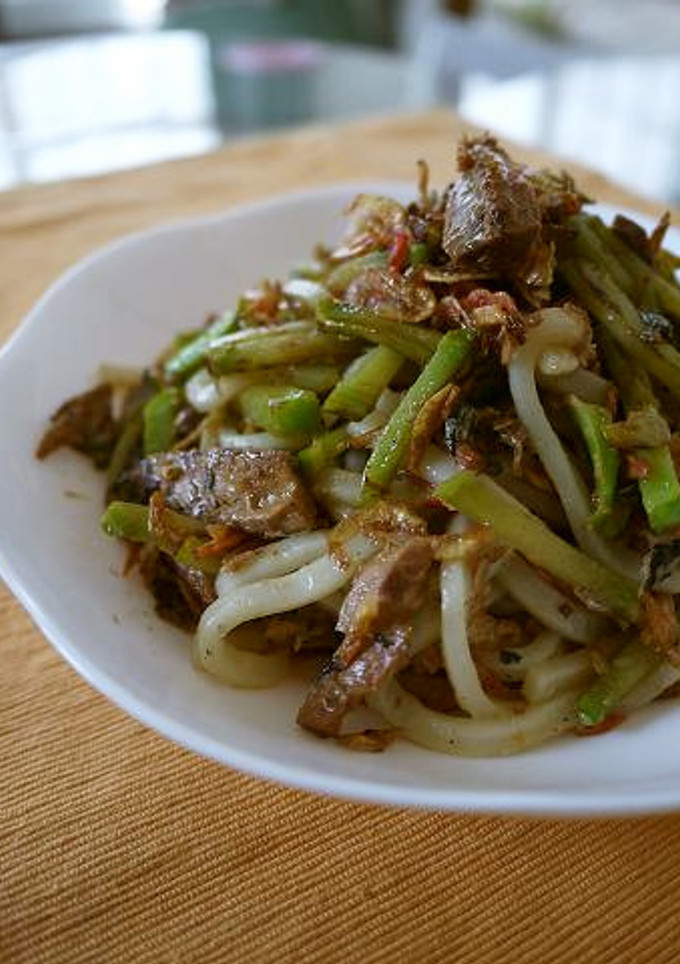 ＊さんま缶の焼きうどん＊-レシピのメイン写真