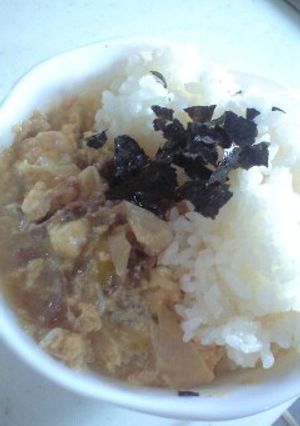 レンジで簡単 残り牛丼で牛とじ丼-レシピのメイン写真