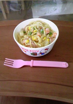 離乳食に☆クリームパスタ☆-レシピのメイン写真