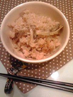 舞茸とえのきの炊き込みご飯-レシピのメイン写真