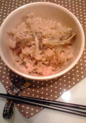 舞茸とえのきの炊き込みご飯-レシピのメイン写真