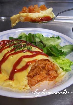 ウインナーde我が家の定番☆オムライス♪-レシピのメイン写真