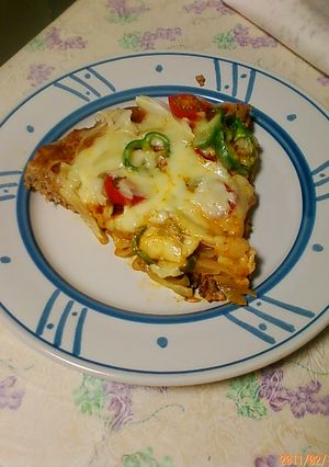 ピザ＊ハンバーグ-レシピのメイン写真