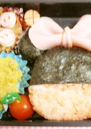 まんまるミニーちゃん✿キャラ弁-レシピのメイン写真