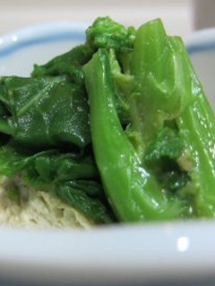 菜ばなと豆撰栃尾の油揚げのおひたし-レシピのメイン写真