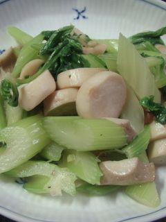 セロリとエリンギの中華炒め-レシピのメイン写真
