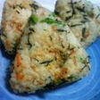 幼児と妊婦の焼きおにぎり☆
