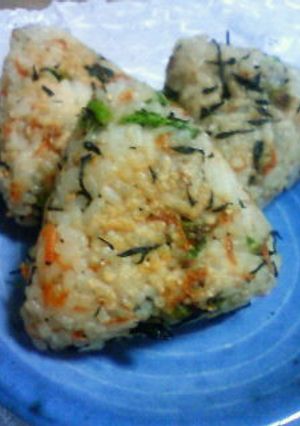 幼児と妊婦の焼きおにぎり☆-レシピのメイン写真