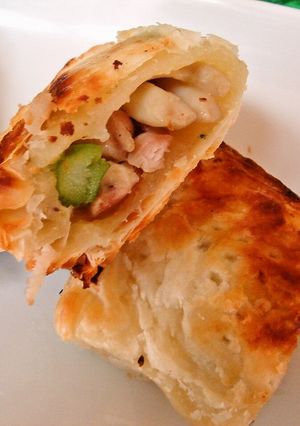 鶏野菜蒸しのパイ包み-レシピのメイン写真