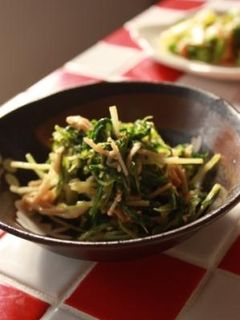 水菜&きのこ✿胡麻和え❤-レシピのメイン写真