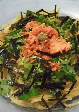鮭茶漬け風スパ!-レシピのメイン写真