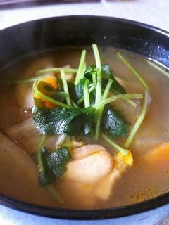 カレー鍋のおそうじお雑煮-レシピのメイン写真