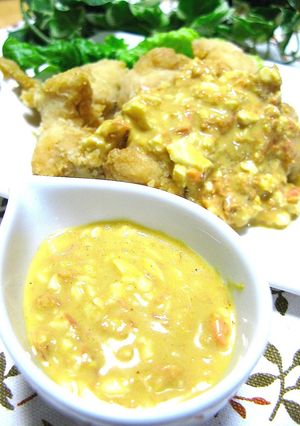 鮭入り＊変わり味噌マヨタルタルソース-レシピのメイン写真