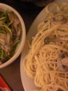 キノコ尽くし①、キノコのパスタ。-レシピのメイン写真
