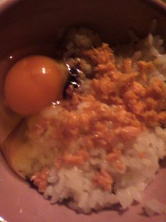 さけ入り卵かけご飯-レシピのメイン写真