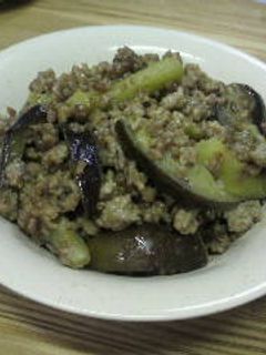 茄子とひき肉の甘味噌炒め-レシピのメイン写真