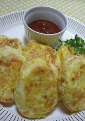 はんぺんポテトのふっくら黄金焼き-レシピのメイン写真