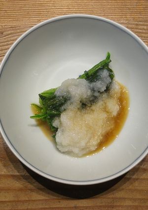 春菊と蕪のおろしがけ-レシピのメイン写真