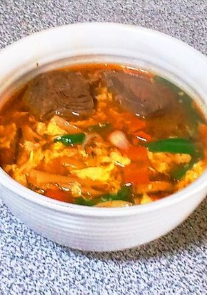 カルビクッパ/ラーメン 材料は100均で-レシピのメイン写真