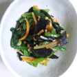 栄養満点!ほうれん草の簡単オイのり和え