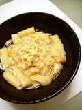 即席☆ﾚﾝｼﾞでたぬきつねうどん