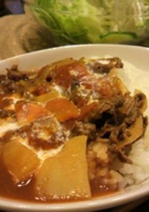 簡単♪トマト缶でハッシュドビーフ♪-レシピのメイン写真